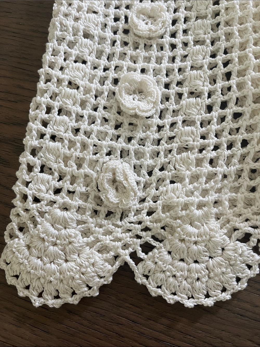 Doen Cream Hand Crochet Maxi Dress - new with tags - Picture 4 of 6